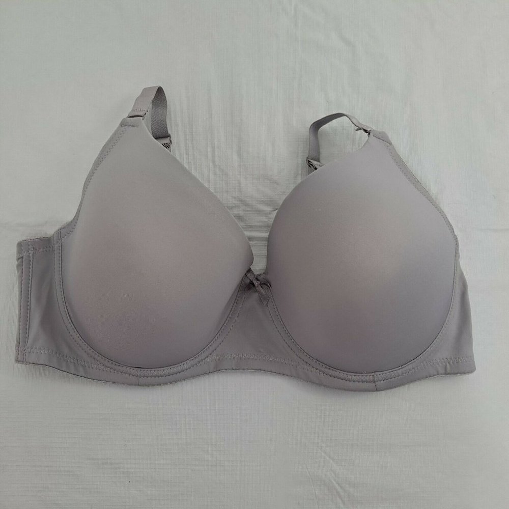 Gray lavender Bra 40DD Rn# 125288 Underwire